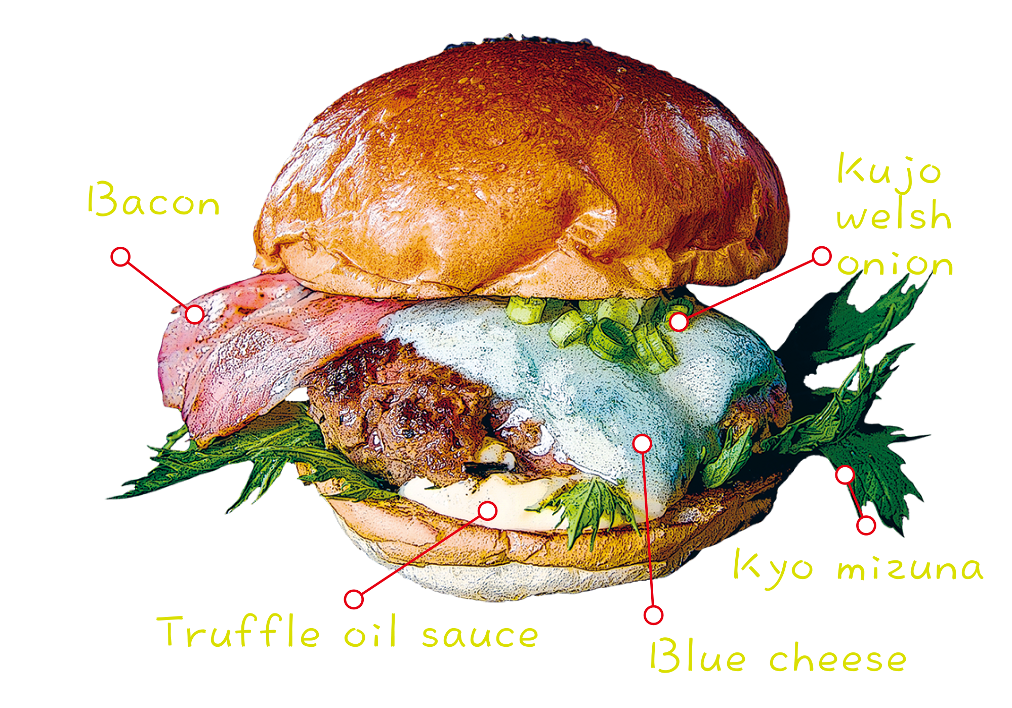 Blue cheese burger